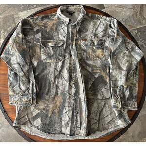 Woolrich, Realtree Camo, Heavy Mens Shirt, Lined, Weight 1.95lbs 100% Cotton